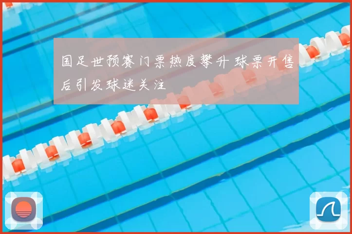 国足世预赛门票热度攀升 球票开售后引发球迷关注